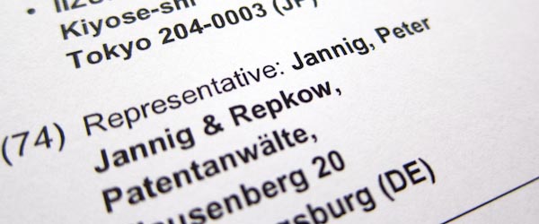 Bild auf Patentanwalt-Jannig-Seite von JANNIG & REPKOW - Patentanwlte, Augsburg und Berlin